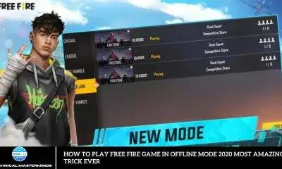 How to Play Free Fire Game in OFFLINE Mode 2020 Most Amazing Trick Ever